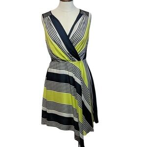 EUC Max and Cleo Lauren Women's Asymmetrical Dress Sz 4